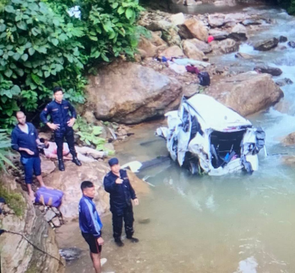 पाल्पामा जिप दुर्घटना हुँदा ज्यान गुमाउने सबै एकै परिवारका सदस्य