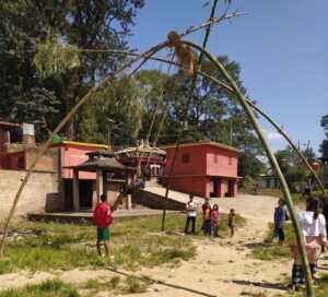 सशस्त्र प्रहरीले चन्द्रागिरि लगायतका स्थानमा सर्वसाधारणलाई बनाइदियो १२७ वटा लिंगेपिङ