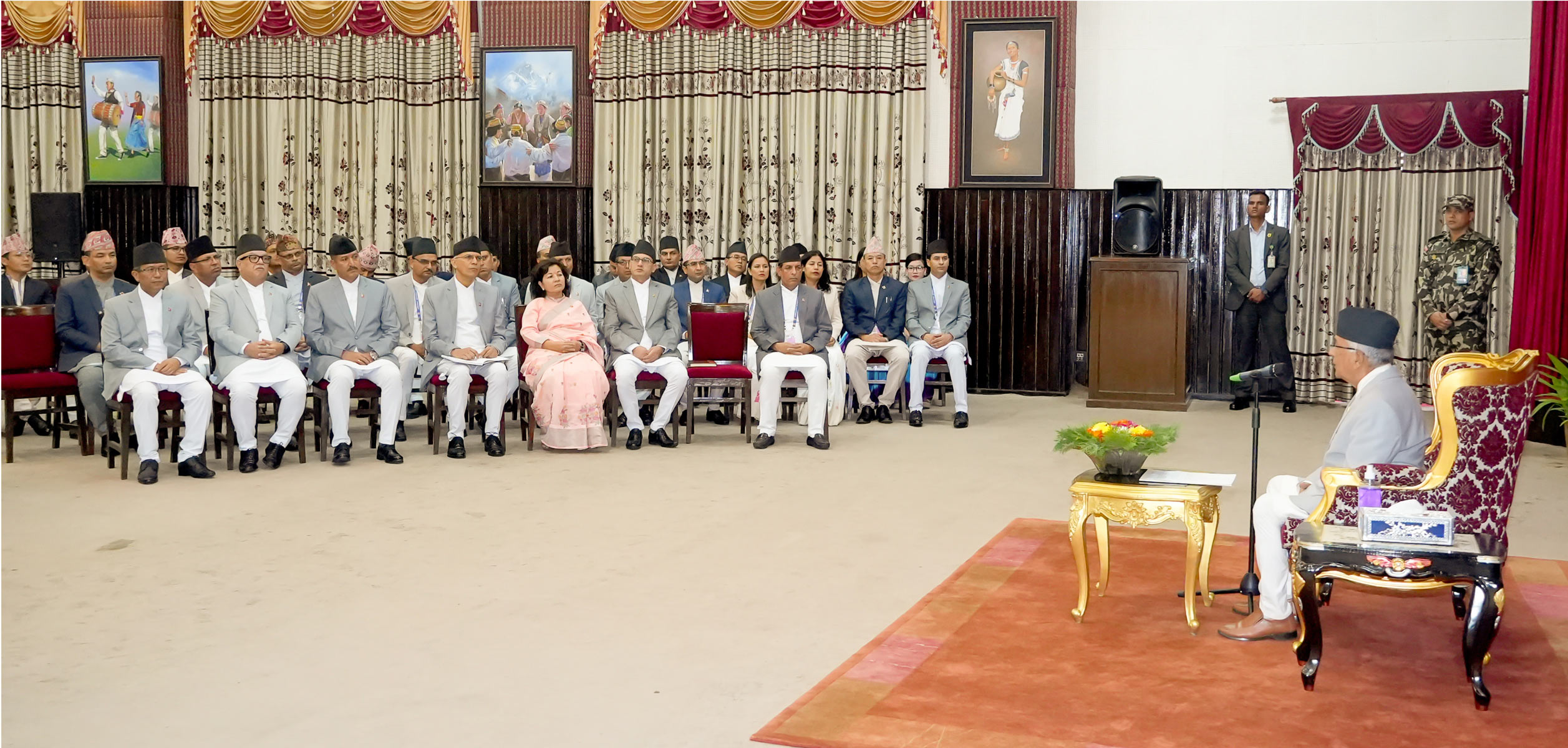 राष्ट्रपति पाैडेलसमक्ष अख्तियारको वार्षिक प्रतिवेदन पेश