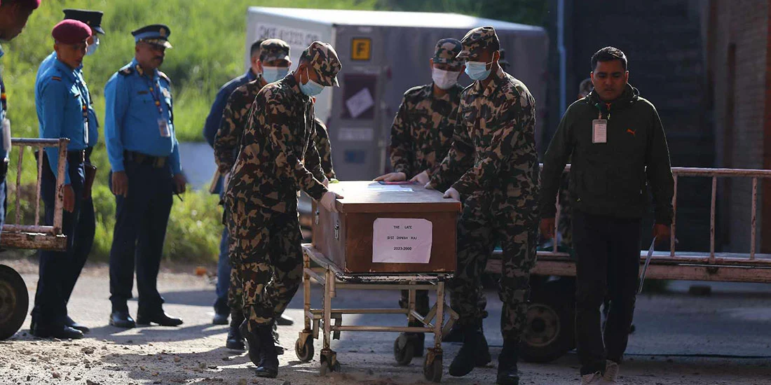 काठमाडौं आइपुग्यो इजरायलमा मारिएका १० मध्ये ३ जना नेपालीको शव