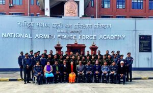 सशस्त्र प्रहरी प्रशिक्षण प्रतिष्ठानमा चन्द्रागिरि नगर प्रहरीका लागि आधारभूत तालिम