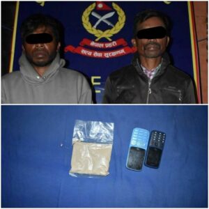 नागढुंगा नाकाबाट समातिए एकै गाउँका २ जना