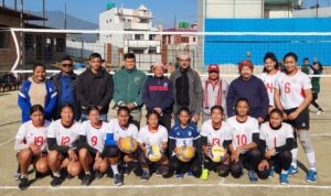 ढोरपाटन महिला भलिबल डबल लिगमा चन्द्रागिरि नगरपालिका न्यु डायमण्डको अपराजित यात्रा जारी