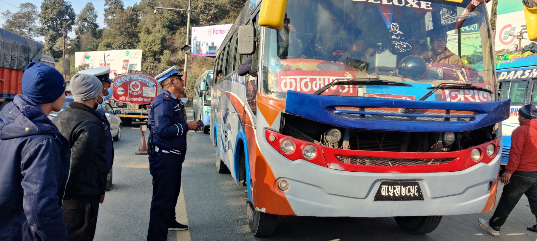 नागढुंगामा लापसे चेकिङ, ७ जना चालक पक्राउ, पक्राउ पर्ने सबै ३५ वर्ष उमेर मुनिका