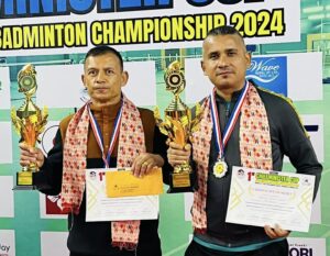 मुख्यमन्त्री कप खुल्ला राष्ट्रिय ब्याडमिन्टनः चन्द्रागिरिका हरि खत्री र राजकुमार पोखरेलको जोडी दोश्रो