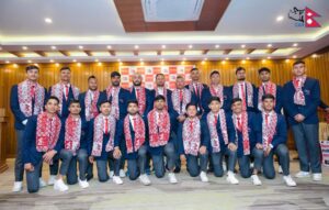 यू-१९ विश्वकप खेल्न लागि नेपाली टाेली दक्षिण अफ्रिकातर्फ प्रस्थान