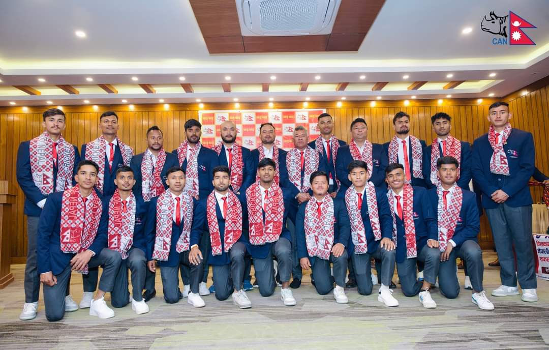 यू-१९ विश्वकप खेल्न लागि नेपाली टाेली दक्षिण अफ्रिकातर्फ प्रस्थान