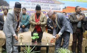 चन्द्रागिरिमा १३औंं पुष्पलाल स्मृति राष्ट्रिय ब्याडमिन्टन सुरु, प्रिन्स र रसिलाको विजयी सुरुवात