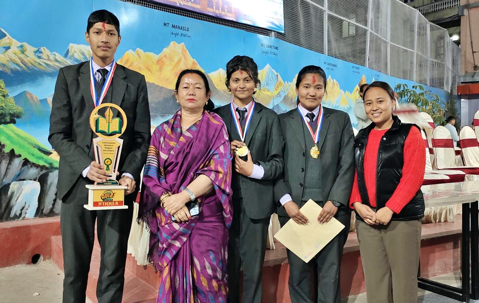 हिसान हाजिरीजवाफ प्रतियोगिताः जेसिस स्कुल पहिलो, काठमाडाैं कलेज अफ सेन्ट्रल स्टेट दोश्रो