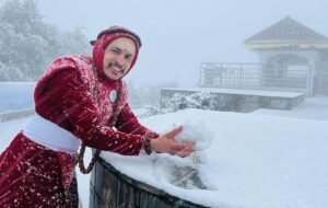 भालेश्वर डाँडामा हल्का हिमपात