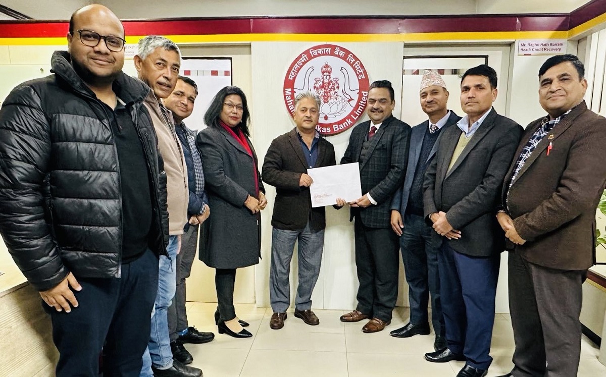 महालक्ष्मी विकास बैंकको प्रमुख कार्यकारी अधिकृतमा दिपेश लम्साल