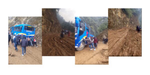 हिलाम्मे थानकोट-चित्लाङ सडकमा सवारीसाधनको बिजोग, मोटरसाइकल नगुडाएकै बेश !