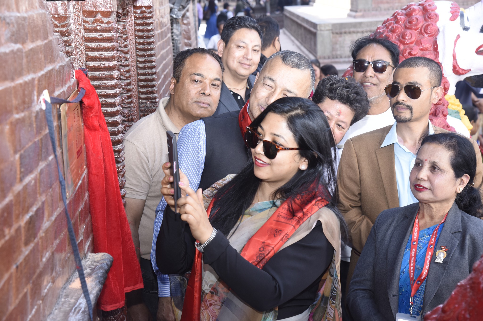 काठमाडौं महानगर क्षेत्रका थप १८ वटा सम्पदा संरचनामा क्युआर कोड