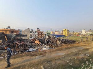 बलम्बुमा रहेको सशस्त्र प्रहरीको केन्द्रीय गोदाम आगलागी घटनाको छानबिन सुरु