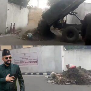 पूर्वाधार मन्त्री महासेठलाई बालेनले पठाए एक ट्रक धुलो उपहार