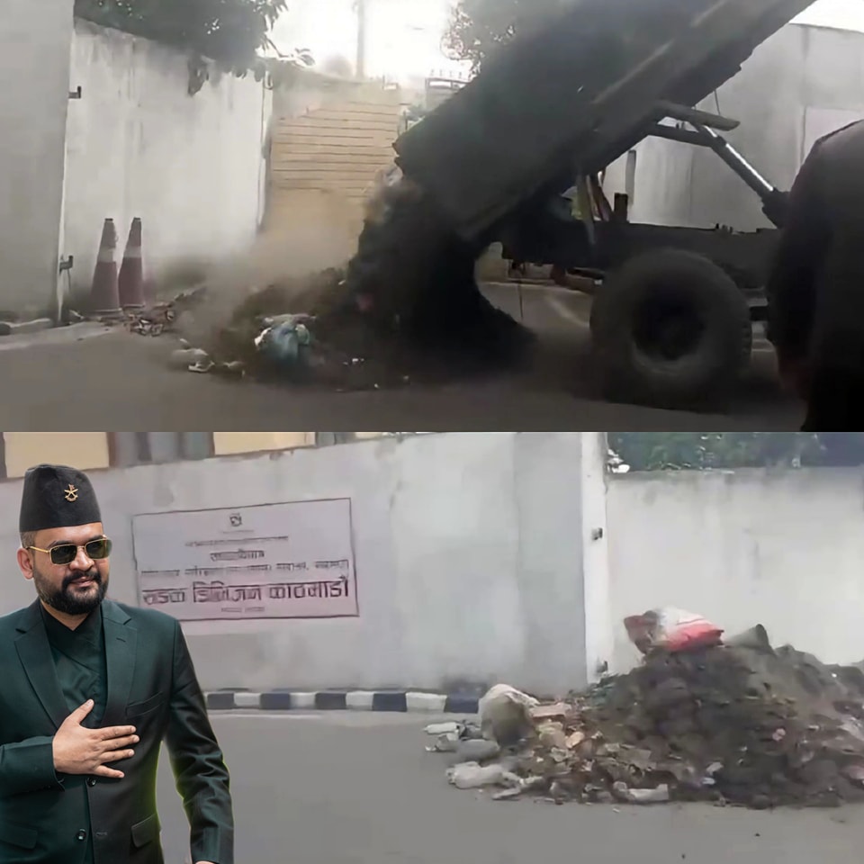 पूर्वाधार मन्त्री महासेठलाई बालेनले पठाए एक ट्रक धुलो उपहार