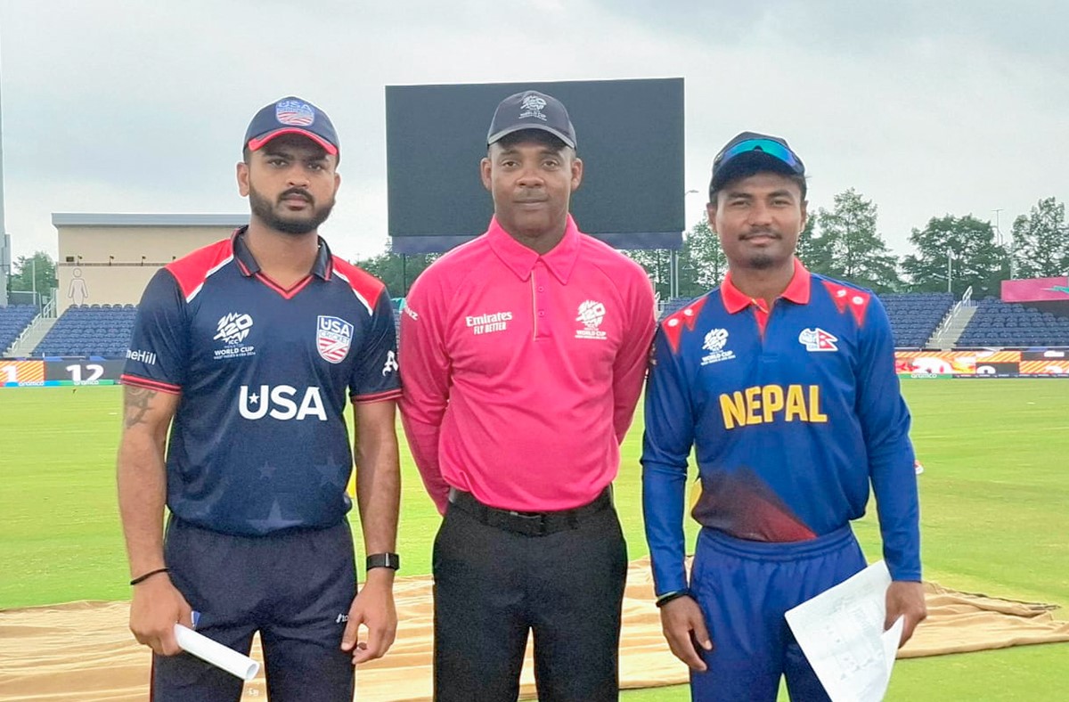 विश्वकप क्रिकेटः निरन्तरको वर्षापछि नेपाल र अमेरिकाबीचको अभ्यास खेल रद्द