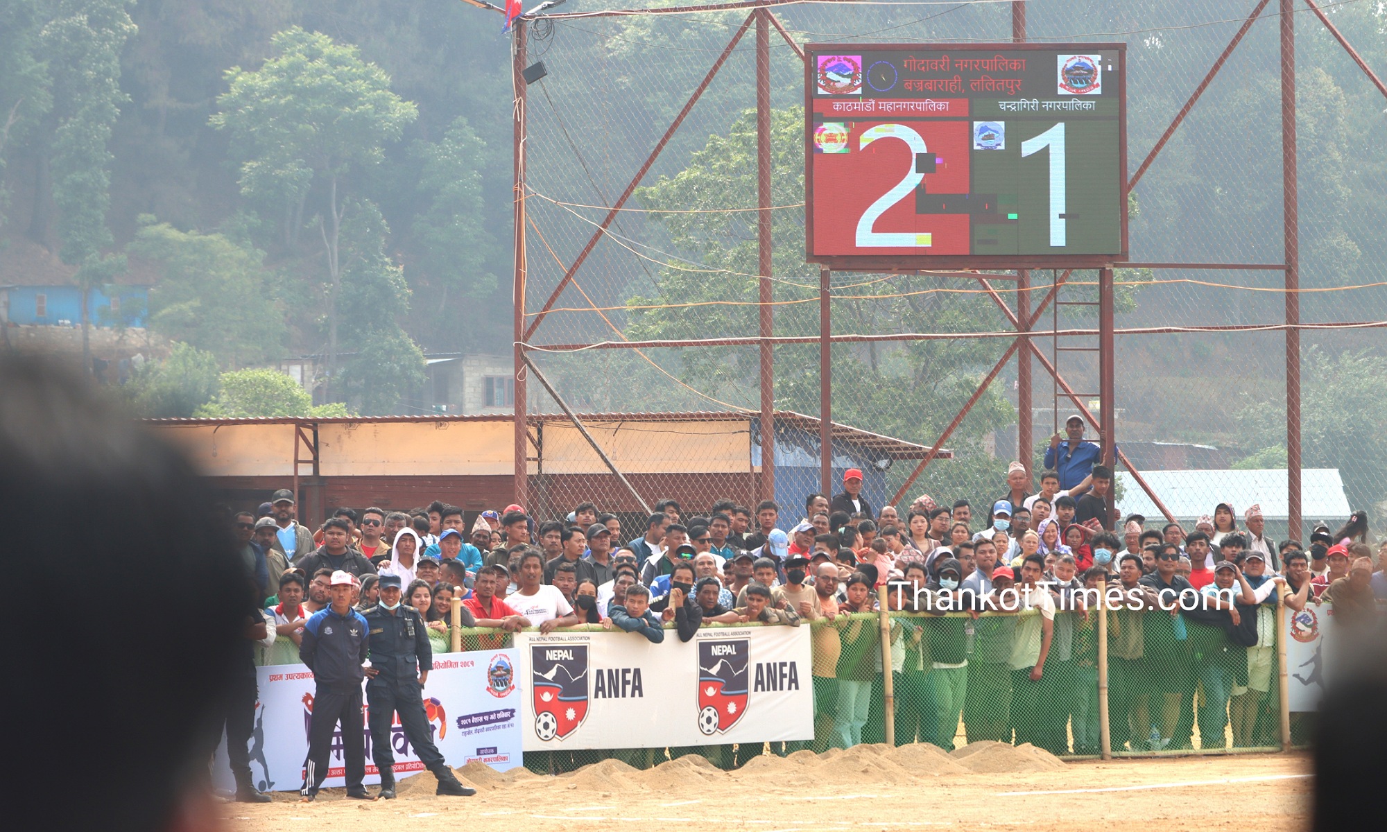 गाेदावरी मेयर कप फुटबलको उपाधि काठमाडौं महानगरलाई, चन्द्रागिरि २-१ ले स्तब्ध