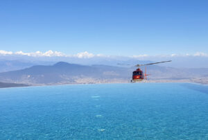 चन्द्रागिरि क्षेत्रमा चार्टर्ड हेलिकप्टर उडान र अवतरणमा रोक