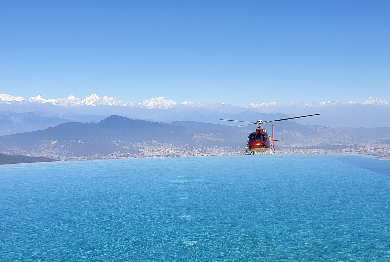 चन्द्रागिरि क्षेत्रमा चार्टर्ड हेलिकप्टर उडान र अवतरणमा रोक