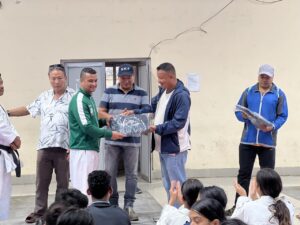 ८ औं दक्षिण एशियाली कराँते च्याम्पियनसिप खेल्ने कराँते टोलीलाई नरहरिपुर डोजोको सहयोग