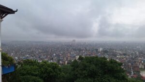 चन्द्रागिरि नगरक्षेत्रमा वर्षा केही कम भएपनि दिउँसो भारी वर्षा हुने प्रक्षेपण