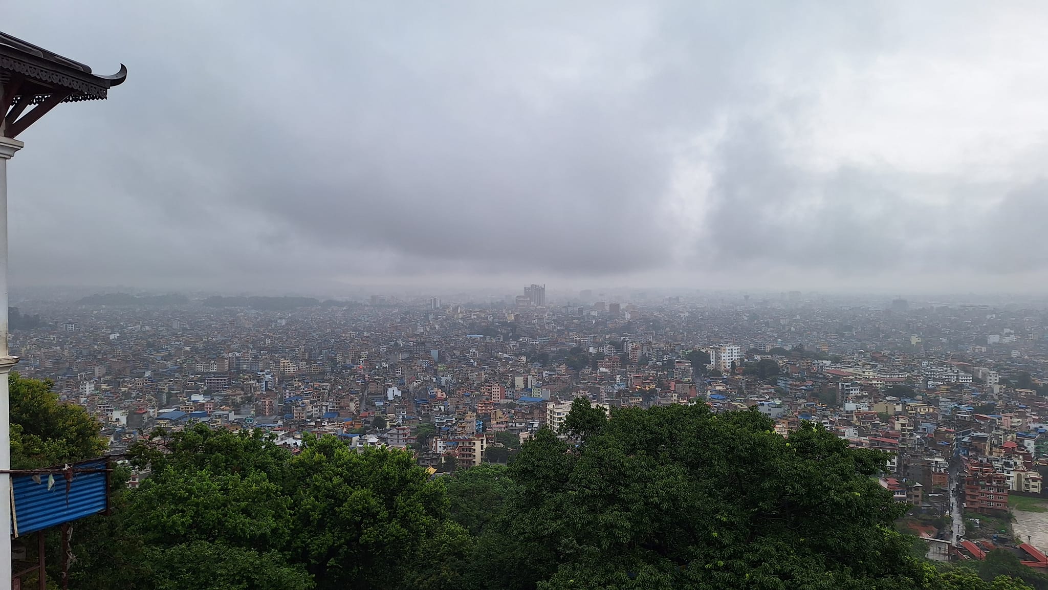 चन्द्रागिरि नगरक्षेत्रमा वर्षा केही कम भएपनि दिउँसो भारी वर्षा हुने प्रक्षेपण