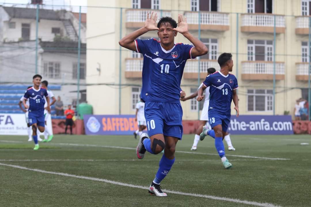 साफ यू-२० च्याम्पियनसिप २०२४- समूह विजेता बन्दै नेपाल सेमिफाइनलमा