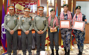 भलिबल खेलाडी निरूता ठगुन्ना सहायक हवल्दारमा बढुवा