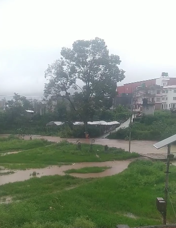 पछिल्लो तीन घण्टामा नैकाप क्षेत्रमा सबैभन्दा धेरै पानी पर्यो, विष्णुदेवी क्षेत्र जलमग्न