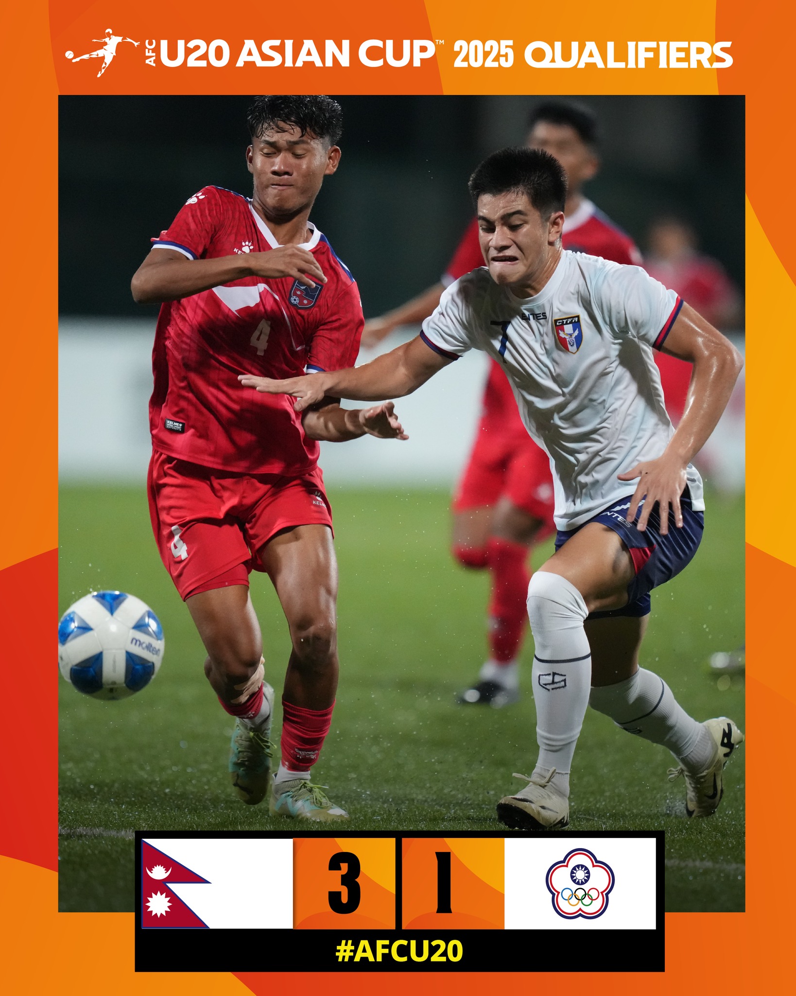 एएफसी यू-२० एसियन कप छनोट : समीरको ह्याट्रिकमा नेपालको पहिलो जित