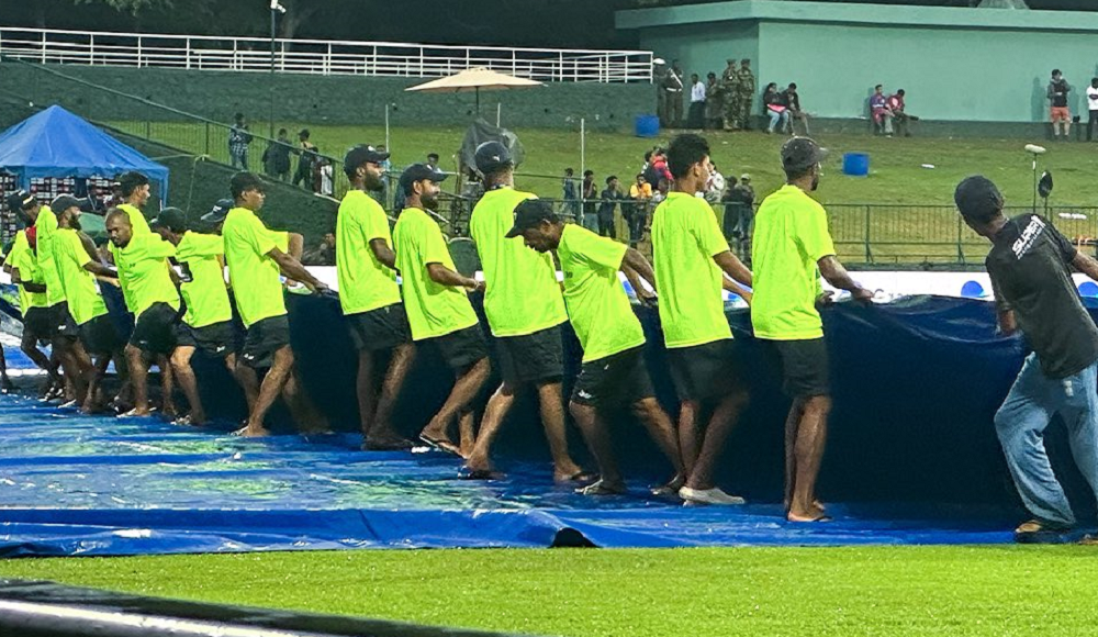 नेपालकाे पहिलो अभ्यास खेल वर्षाका कारण रद्ध