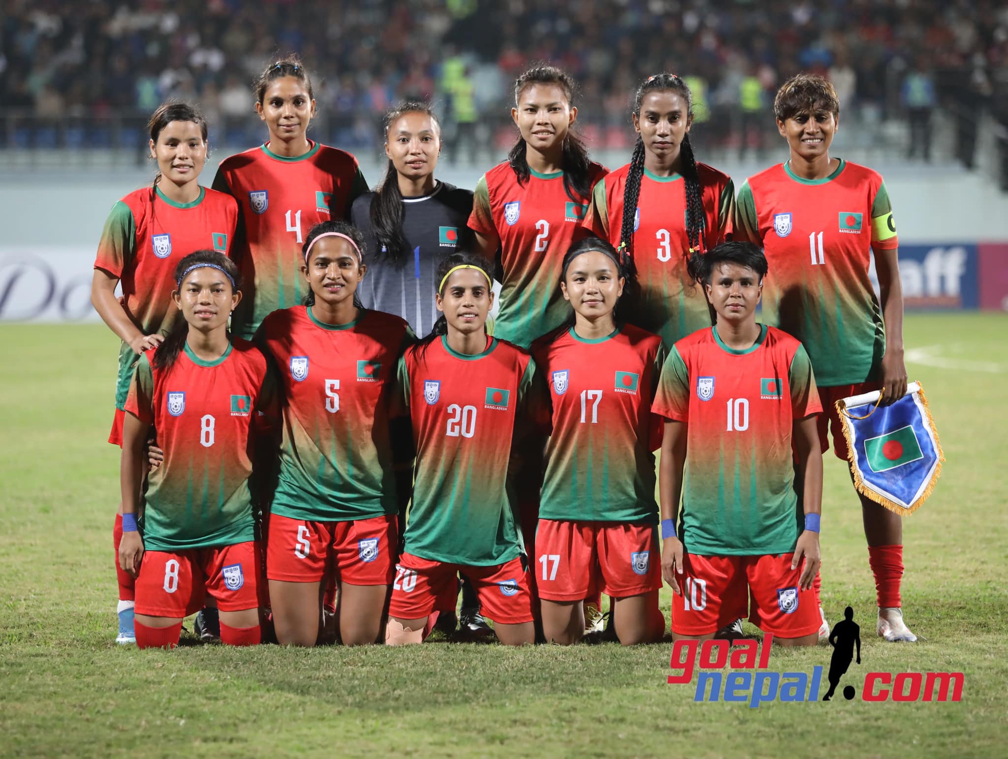साफ वुमन्स च्याम्पियनसिपको उपाधि बंगलादेशलाई, नेपाल २-१ ले स्तब्ध
