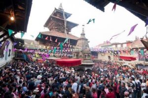 चोभारस्थित आदिनाथ मन्दिरमा एक महिने मेला सुरु