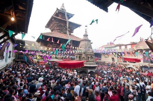 चोभारस्थित आदिनाथ मन्दिरमा एक महिने मेला सुरु