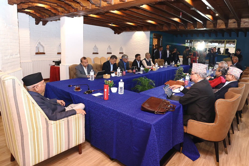 नेकपा एमालेको सचिवालय बैठक शुरु