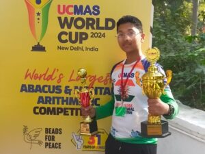 युसिमास विश्व च्याम्पियनसीपमा ब्राइट फ्यूचरका फोनिक्स महर्जनलाई तेस्रो स्थान