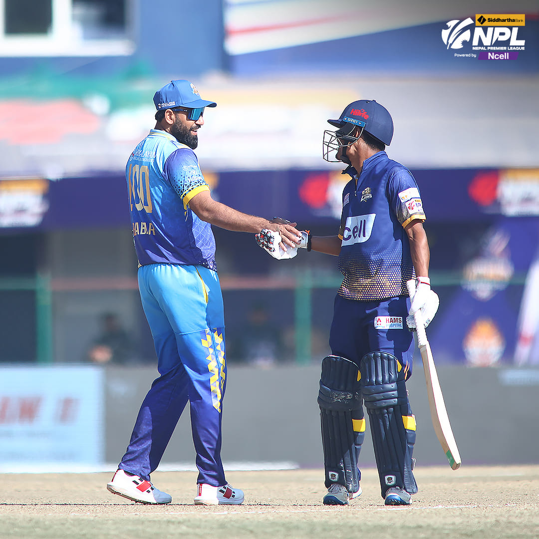 नेपाल प्रिमियर लिग क्रिकेटः लुम्बिनी लायन्स कर्णाली याक्ससँग ५ रनले स्तब्ध