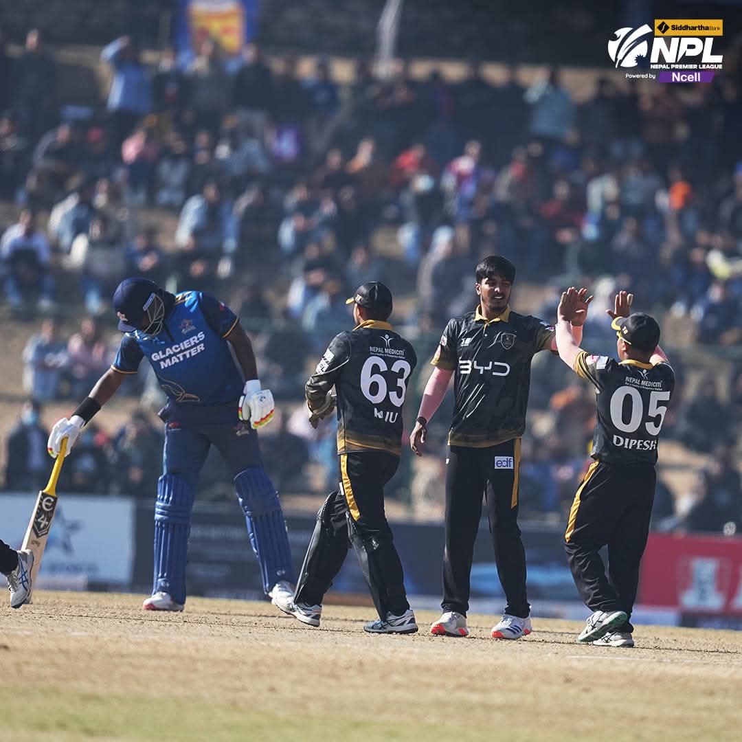 नेपाल प्रिमियर लिग क्रिकेट: पोखरामाथि काठमान्डु गुर्खाजको सहज जित