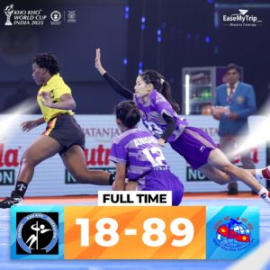 नेपालकाे महिला टोली खो खो विश्वकपको फाइनलमा