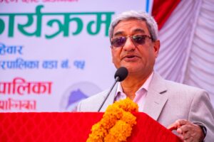 निवर्तमान गृहमन्त्री लेखकलाई मातृशोक