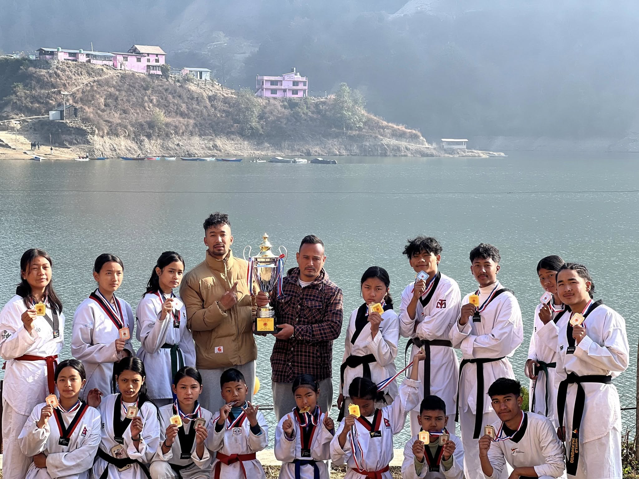 हेटाैंडामा सम्पन्न राष्ट्रिय तेक्वान्दोमा चन्द्रागिरिको शोणितपुर तेक्वान्दो डोजाङ प्रथम