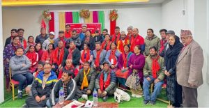 नेकपा माओवादी केन्द्र कीर्तिपुर नगरको अध्यक्षमा बैकुण्ठ महर्जन