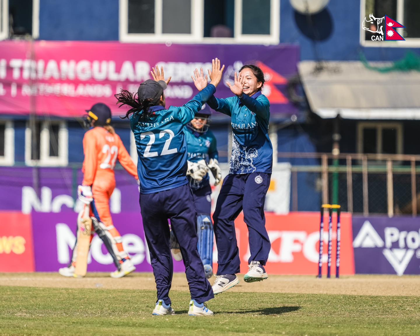 त्रिदेशीय महिला टी-२० शृङ्खलाः लो स्कोरिङ म्याचमा थाइल्यान्डले नेदरल्यान्ड्सलाई हरायो