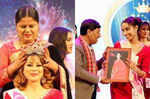 वर्षा कुँवरलाई ‘मिसेस व्यूटी क्वीन’को उपाधि