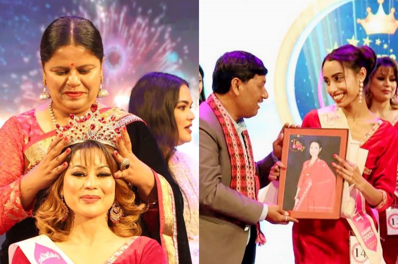 वर्षा कुँवरलाई ‘मिसेस व्यूटी क्वीन’को उपाधि
