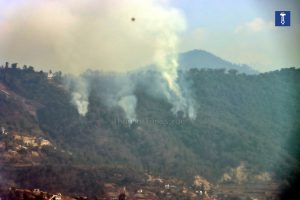 दहचोकस्थित केउरिनी वनमा भीषण आगलागी, नियन्त्रण प्रयास जारी