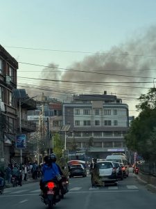 बालाजु औद्योगिक क्षेत्रमा रहेको एक उद्योगमा आगलागी