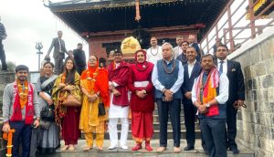 भारतका कृषिमन्त्री चाैहान चन्द्रागिरि हिल्समा