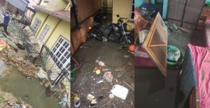 बिहीबार बिहानको वर्षापछि बलम्बुस्थित एक घरमा भल पसेपछि….